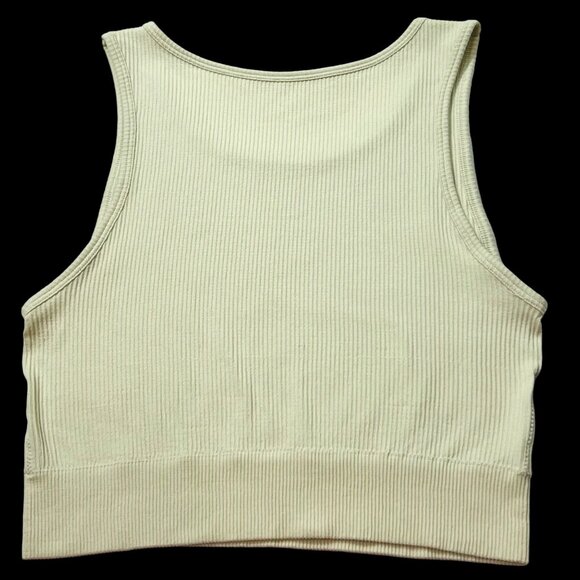 SKIMS Stretch Rib High Neck Bralette NEW Bone 2X/3X - Picture 3 of 11